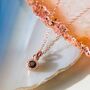Smoked Quartz Sterling Silver Gemstone Stud Earrings, thumbnail 11 of 12