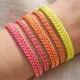 Neon Braided Bracelets, thumbnail 1 of 12