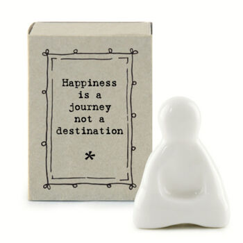 'Happiness Is A Journey' Porcelain Buddha Gift, 3 of 3