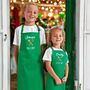 Children's Little Chef Big Chef Personalised Apron, thumbnail 1 of 8
