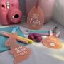 Personalised 'My Easter Eggs' Decoration Pink, thumbnail 3 of 9