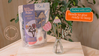 Paint Your Own Wooden Flowers Kit, 7 of 8