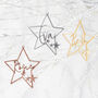 Little Star Personalised Christmas Decoration, thumbnail 7 of 7
