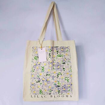 Lilac Blooms Tote Bag, 2 of 6