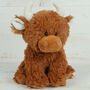 Highland Brown Cow Soft Toy Set, Mummy, Daddy And Baby, thumbnail 3 of 7