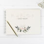 Personalised Floral Wedding Guest Book, thumbnail 3 of 7