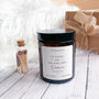 Anniversary Scented Candle Gift With Names And Text, thumbnail 3 of 9