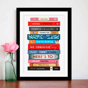 Personalised Books Print For Mum, 2 of 3