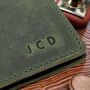 Personalised Handmade Leather Slim Wallet Gift For Him, thumbnail 11 of 12