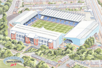 Sheffield Wednesday Hillsborough Stadium Art Print, 2 of 3