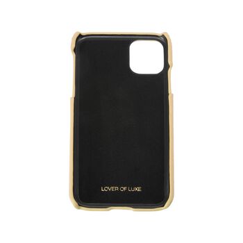 Personalised iPhone Covers Black And Taupe, 6 of 9