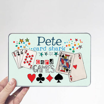 Personalised Card Games Tin, 2 of 3