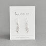 Love Grows Here Sterling Silver Leaf Drop Earrings, thumbnail 1 of 12