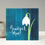 Snowdrop Mother's Day Card, thumbnail 4 of 6