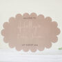 Personalised Wedding Or Baby Shower Sign, Scallop Cloud, thumbnail 6 of 8