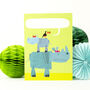 Personalised Rhinos New Baby Card, thumbnail 3 of 3