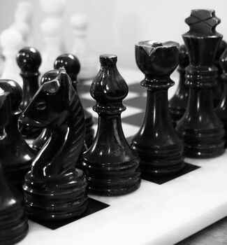 Hand Carved Marble Chess Set, 2 of 4