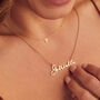 Script Name Necklace, thumbnail 2 of 9