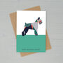Schnauzer Dog Card, thumbnail 2 of 2