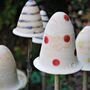 Personalised Ceramic Toadstool Cane Toppers, thumbnail 5 of 11