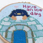 Have An Ice Day Cross Stitch Kit, thumbnail 6 of 9
