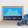 Personalised Running Achievements Print, thumbnail 2 of 3