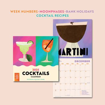 2025 Calendar | Han Valentine | Cocktails, 7 of 9