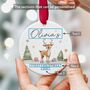Baby's First Christmas Ornament 2025 Ceramic Keepsake, thumbnail 2 of 7