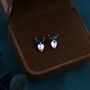 Sterling Silver Cute Carrot Stud Earrings, thumbnail 4 of 12