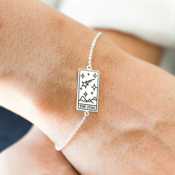 Sterling Silver Plated Tarot Card Bracelet, 6 of 9