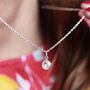 Sterling Silver Birthstone Necklace, thumbnail 3 of 7