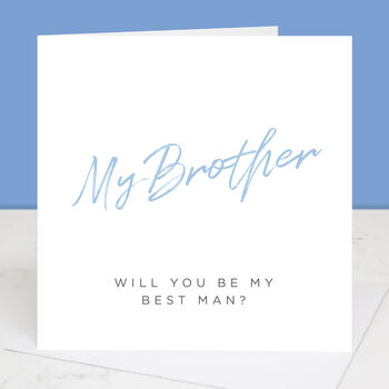 Will You Be My Best Man Card, 2 of 4