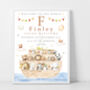 Personalised Keepsake Birth Print Noahs Ark, thumbnail 4 of 5