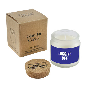 Logging Off Scented Jar Candle • Gift Boxed, 2 of 2