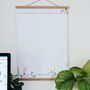 2026 Meadow Flowers Wall Planner, thumbnail 1 of 7