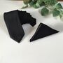 Luxury Black Silk Neck Tie – Timeless And Elegant, thumbnail 6 of 8