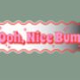 Wavy Edge Nice Bum Mirror Sign, thumbnail 11 of 11