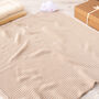 Unisex Mini Stripe Fudge Knitted Baby Gift Box, thumbnail 4 of 10