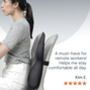 Memory Foam Back Lumber Support Chair Cushion, thumbnail 5 of 7