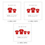 Family Football Shirts Card, thumbnail 4 of 4