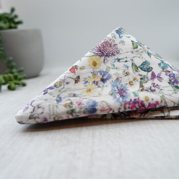 Wild Flower Handkerchief / Pocket Square, 4 of 4