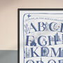 Personalised A To Z Of The World Alphabet Print, thumbnail 3 of 7
