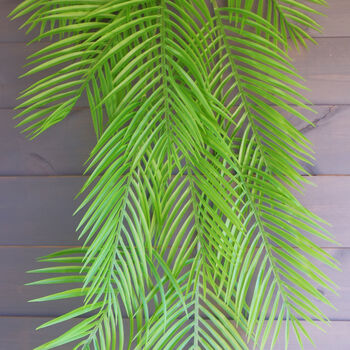 120cm Artificial Hanging Palm Leaf Plant, 2 of 6