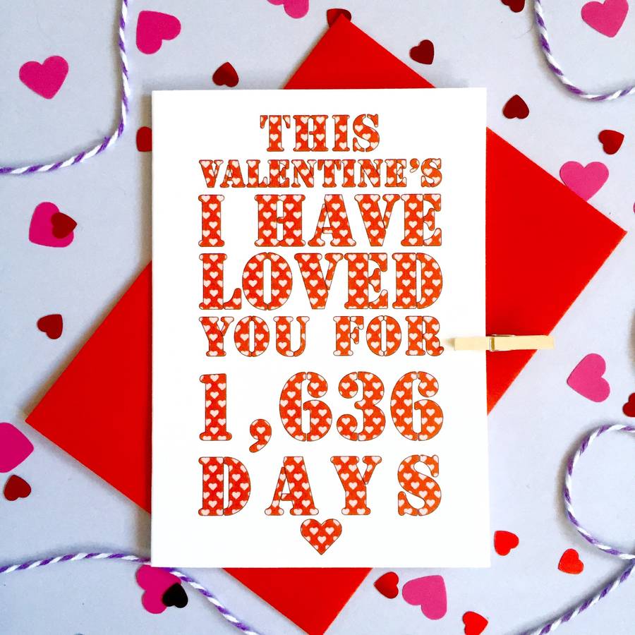 Personalised Valentine's Days Card, 1 of 2