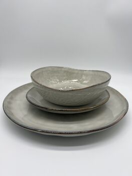 Flax Stoneware Dinner Plate, 2 of 4