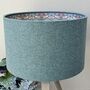 William Morris Strawberry Thief Blue Tweed Lampshade, thumbnail 3 of 9