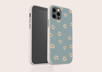 Daisies Eco Friendly Bio Phone Case, 6 of 7