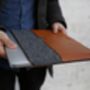 Classic Leather Macbook Sleeve, thumbnail 4 of 4