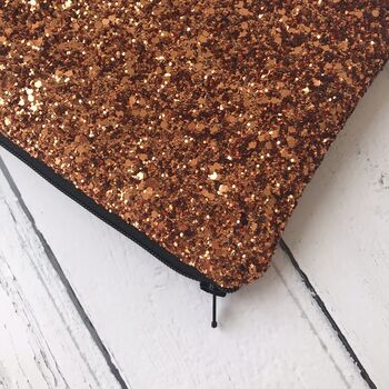 Copper Glitter Clutch Bag, 2 of 2