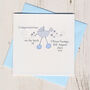 Personalised Sparkly New Baby Card, thumbnail 2 of 2